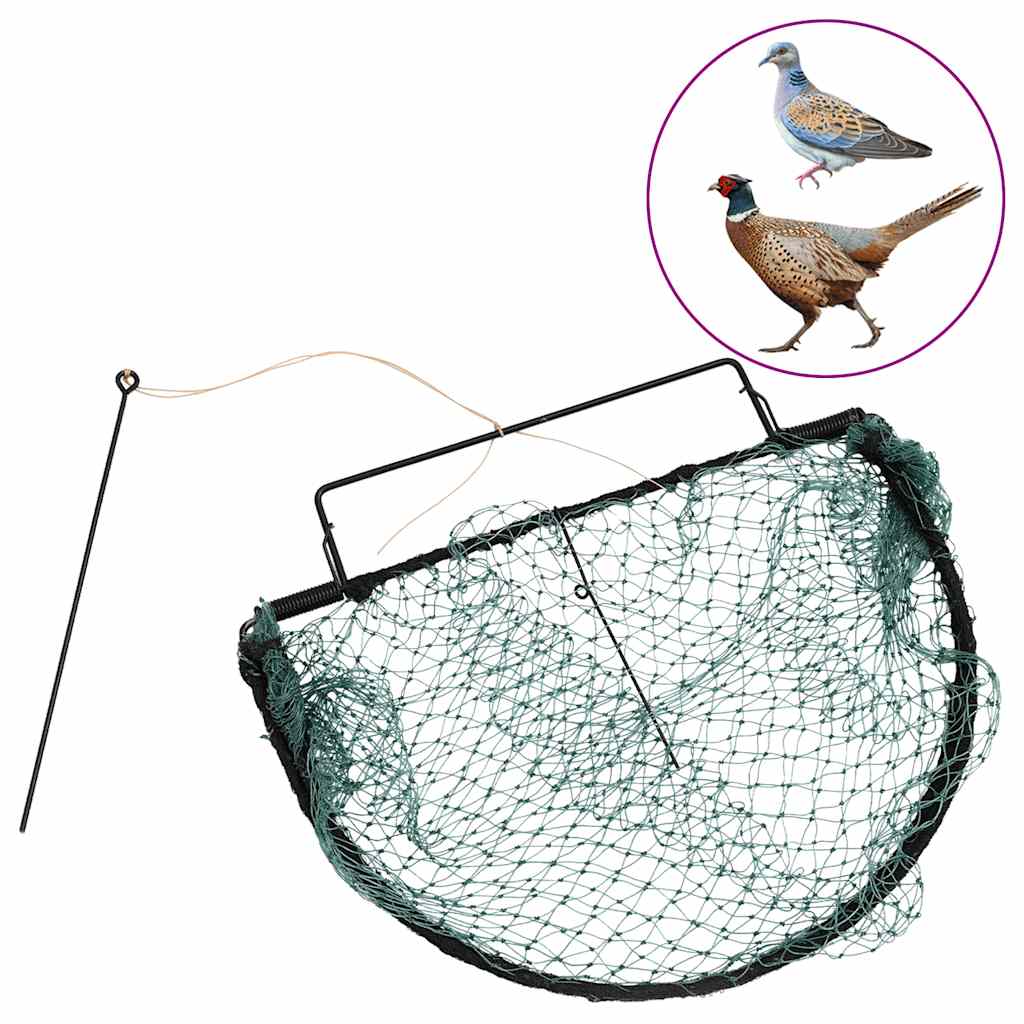 Green steel bird trap 20 cm