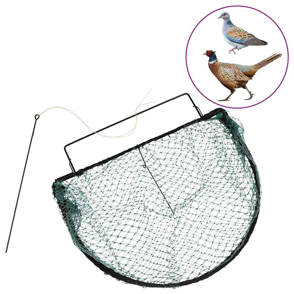 Green steel bird trap 20 cm