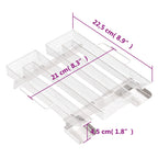 Generador de humo frío 4 lados acero inoxidable 22,5 cm