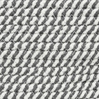 Cesta de almacenaje con tapa algodón blanco y negro Ø40x35 cm