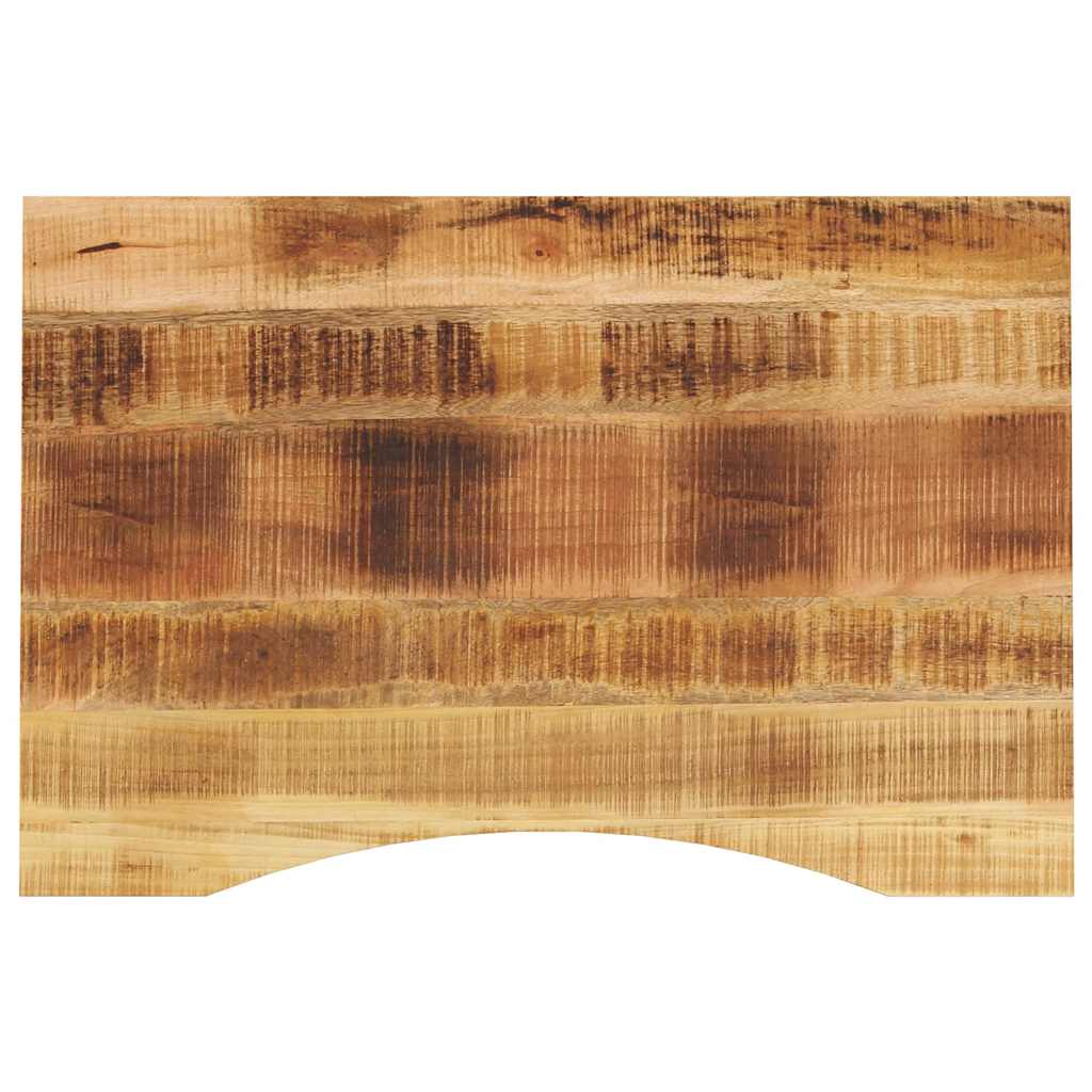 Tablero cuadrado madera maciza acacia borde vivo 80x80x2,5 cm