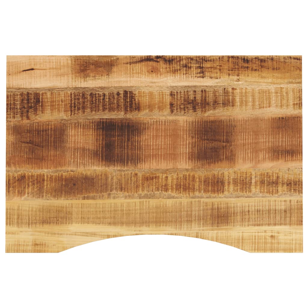 Tablero cuadrado madera maciza acacia borde vivo 80x80x2,5 cm