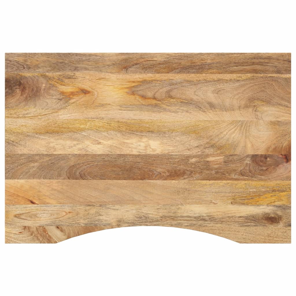 Tablero cuadrado madera maciza acacia borde vivo 80x80x2,5 cm