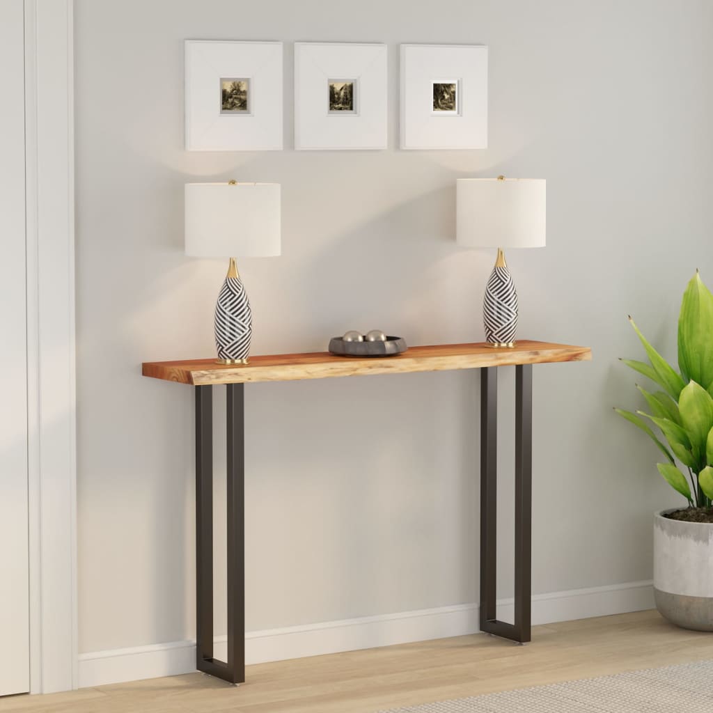 Tablero de mesa rectangular acacia borde vivo 40x40x2,5 cm