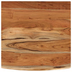 Encimera de baño cuadrada madera maciza de acacia 60x60x2,5 cm
