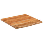 Encimera de baño cuadrada madera maciza de acacia 60x60x2,5 cm