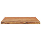 Encimera de baño cuadrada madera maciza de acacia 60x60x2,5 cm