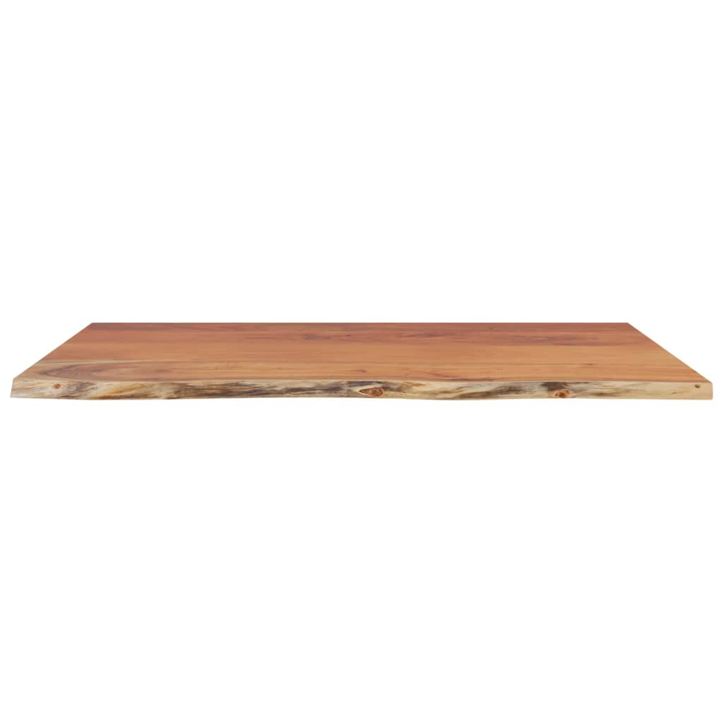 Encimera de baño rectangular madera maciza acacia 100x60x2,5 cm