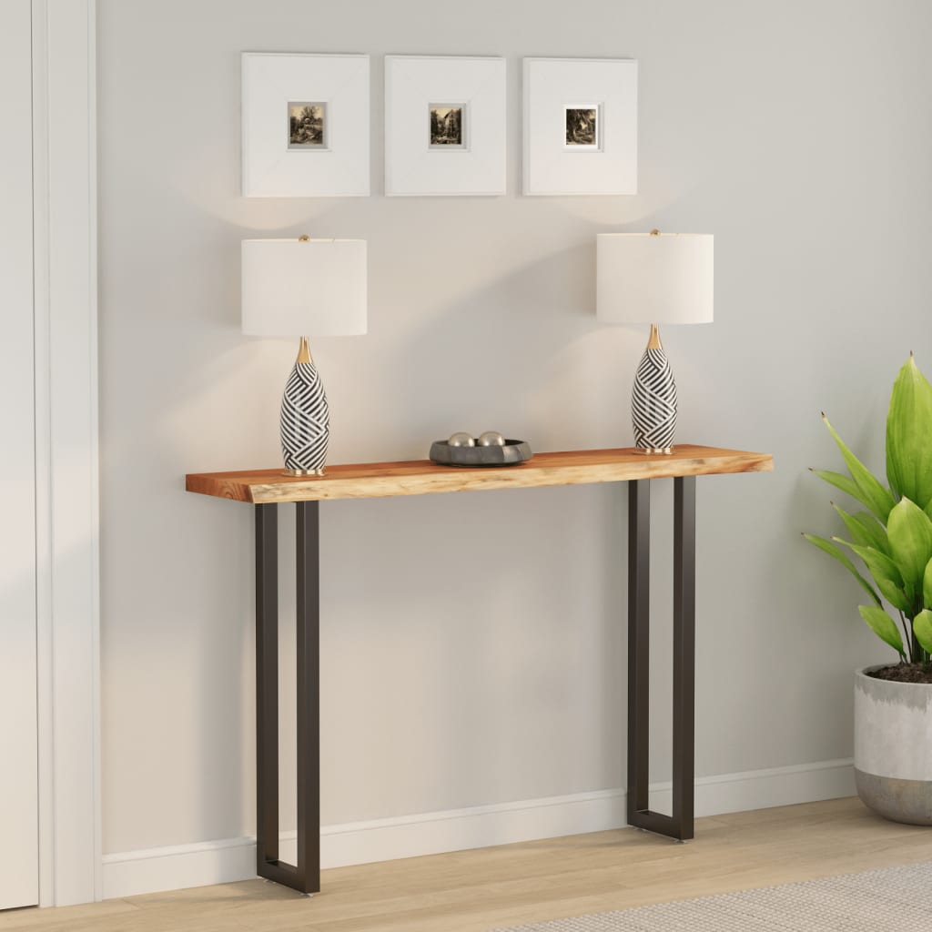 Tablero de mesa rectangular acacia borde vivo 40x40x2,5 cm