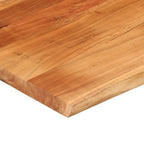 Tablero rectangular madera de acacia borde vivo 100x80x3,8 cm