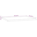 Tablero rectangular madera de acacia borde vivo 100x80x3,8 cm