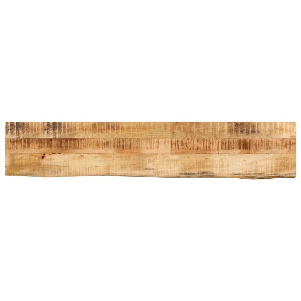 Tablero de mesa borde natural madera maciza mango 100x20x2,5 cm
