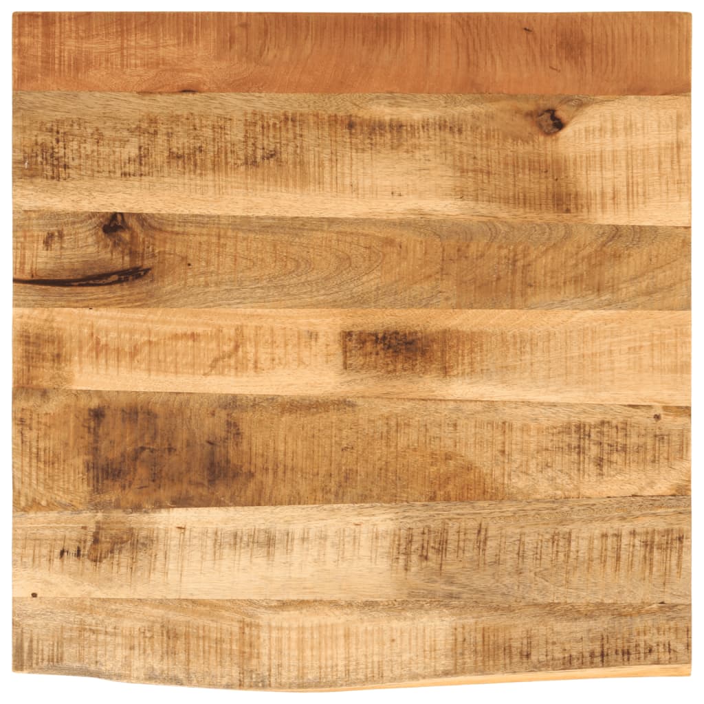 Tablero de mesa borde natural madera maciza mango 100x20x2,5 cm