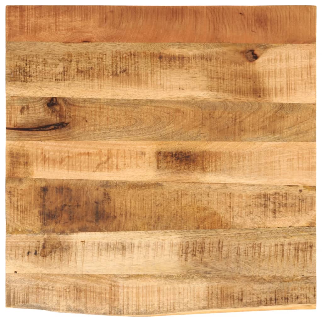 Tablero de mesa borde natural madera maciza mango 100x20x2,5 cm