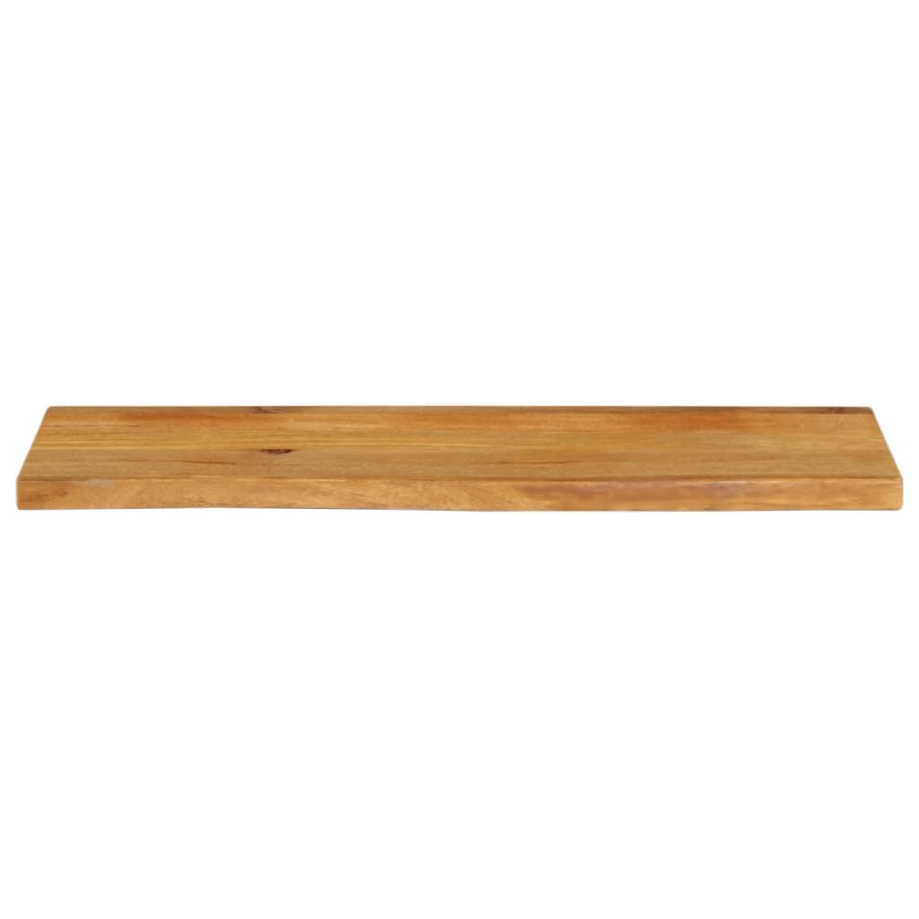 Tablero de mesa borde natural madera maciza mango 100x20x2,5 cm