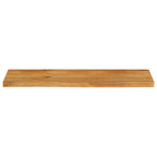 Tablero de mesa borde natural madera maciza mango 100x20x2,5 cm