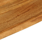 Tablero de mesa borde natural madera maciza mango 100x20x2,5 cm