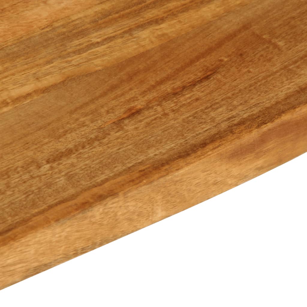 Tablero de mesa borde natural madera maciza mango 100x20x2,5 cm