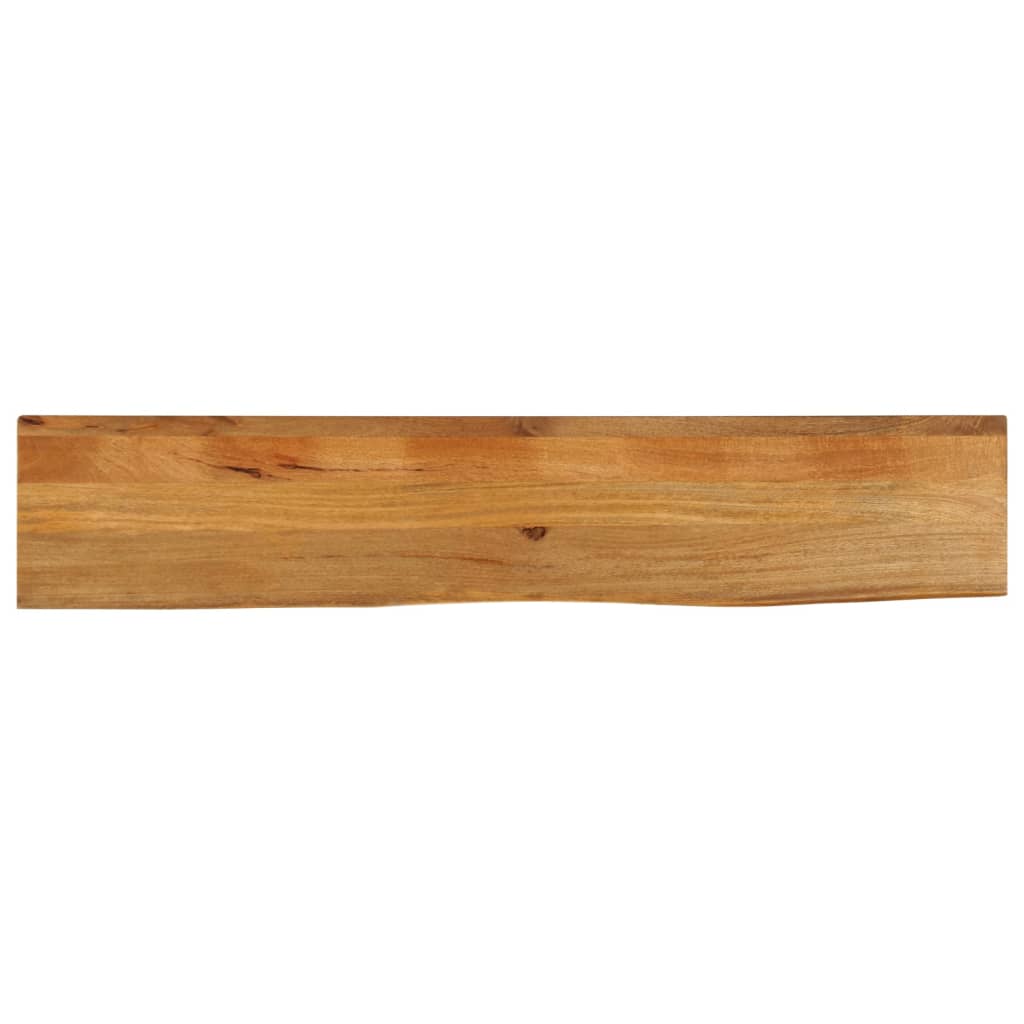 Tablero de mesa borde natural madera maciza mango 100x20x2,5 cm