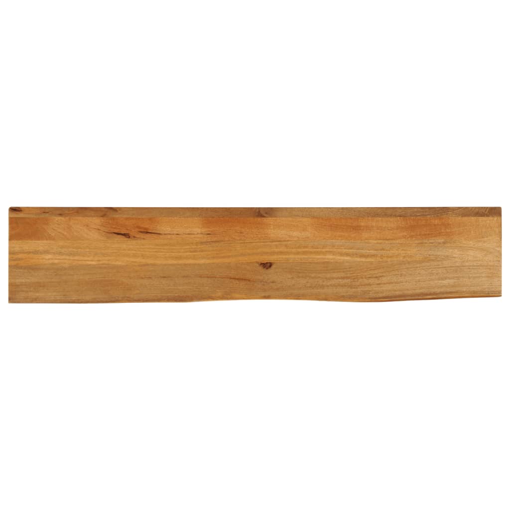Tablero de mesa borde natural madera maciza mango 100x20x2,5 cm
