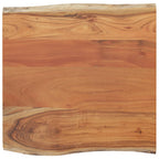 Tablero de mesa rectangular acacia borde vivo 40x40x2,5 cm