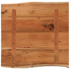 Tablero de mesa rectangular acacia borde vivo 40x40x2,5 cm