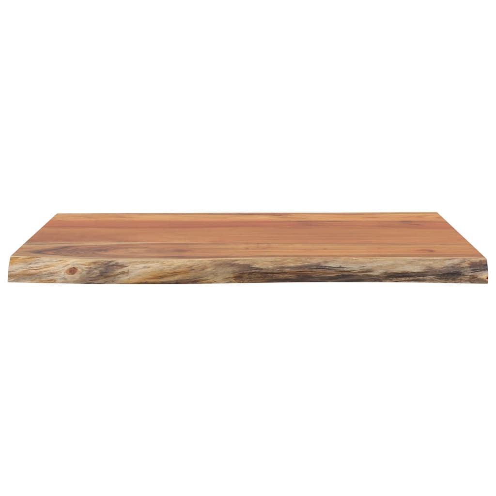 Tablero de mesa rectangular acacia borde vivo 40x40x2,5 cm