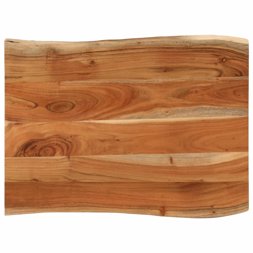 Tablero de mesa rectangular acacia borde vivo 40x40x2,5 cm