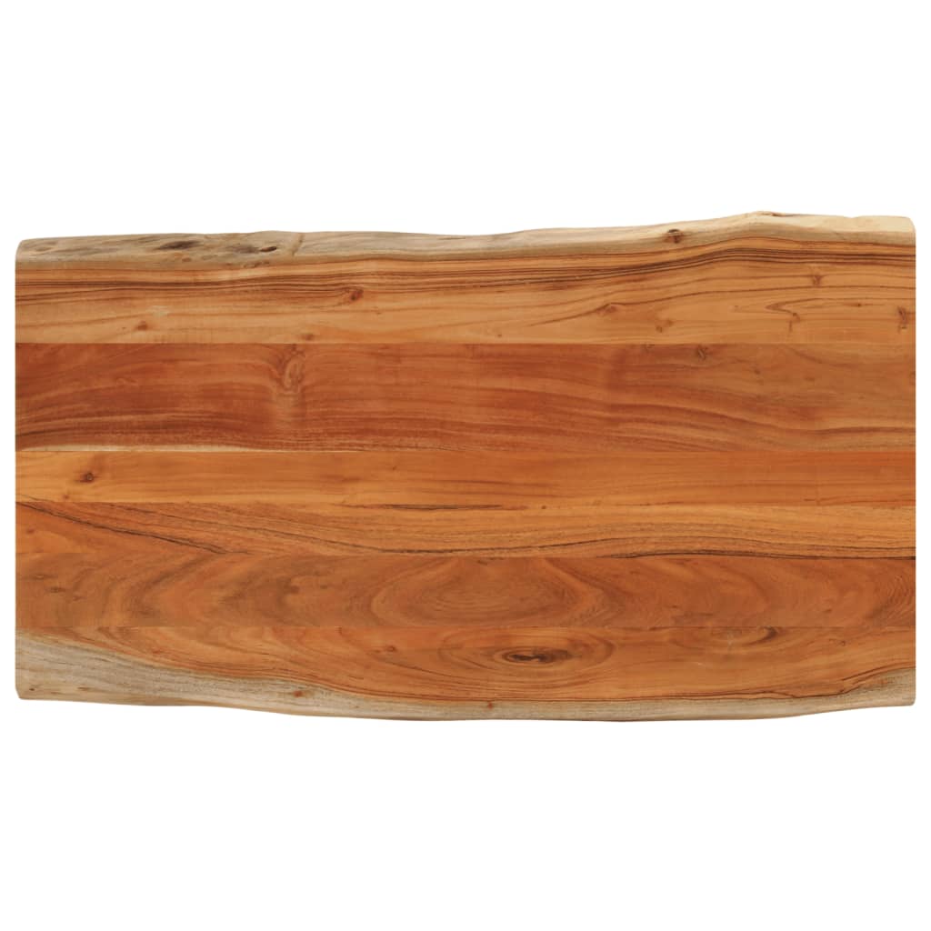 Tablero de mesa rectangular acacia borde vivo 40x40x2,5 cm