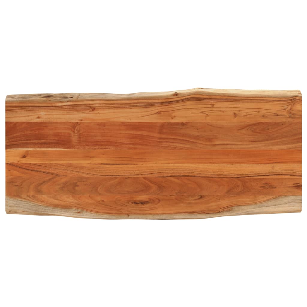 Tablero de mesa rectangular acacia borde vivo 40x40x2,5 cm