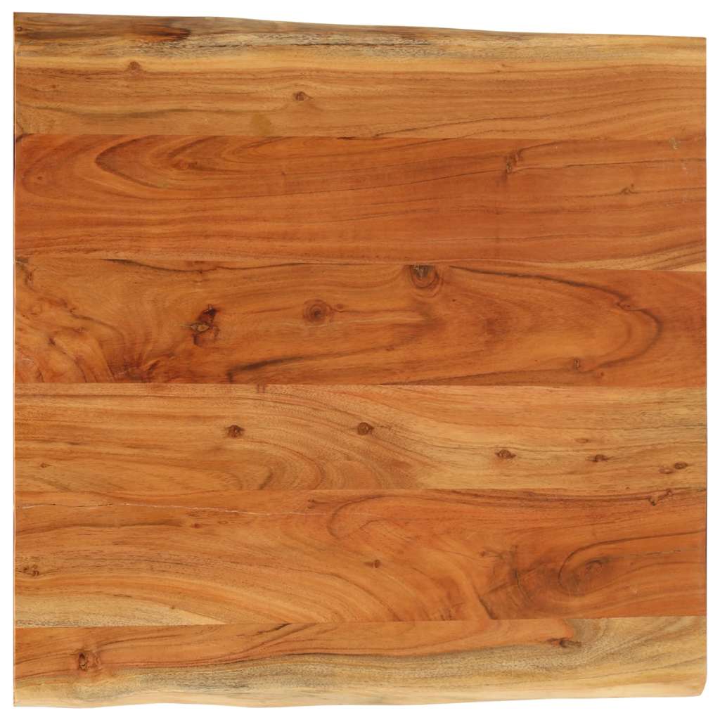 Tablero de mesa rectangular acacia borde vivo 40x40x2,5 cm