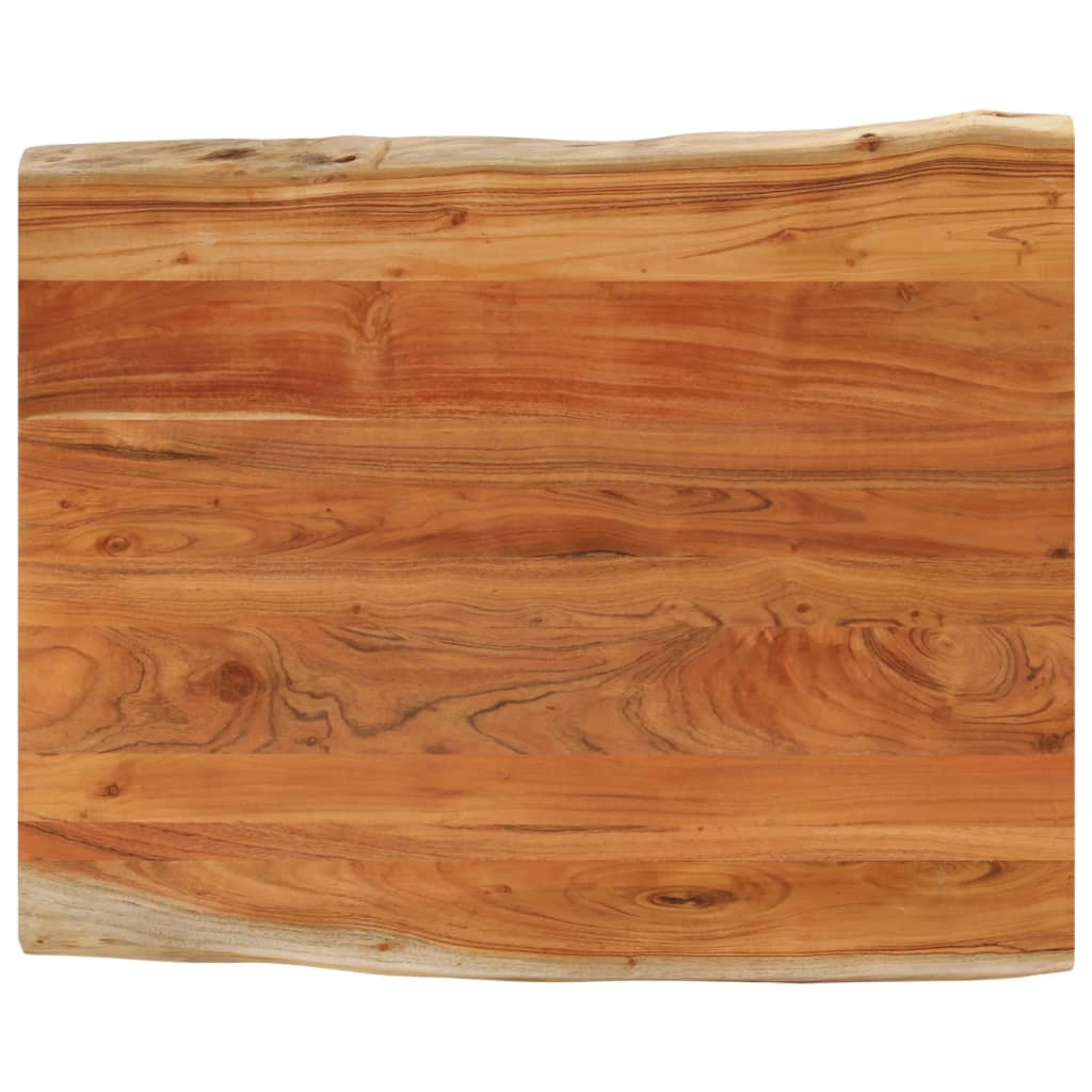 Tablero de mesa rectangular acacia borde vivo 40x40x2,5 cm