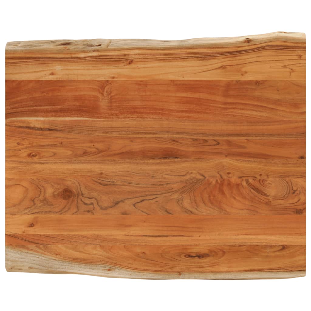 Tablero de mesa rectangular acacia borde vivo 40x40x2,5 cm