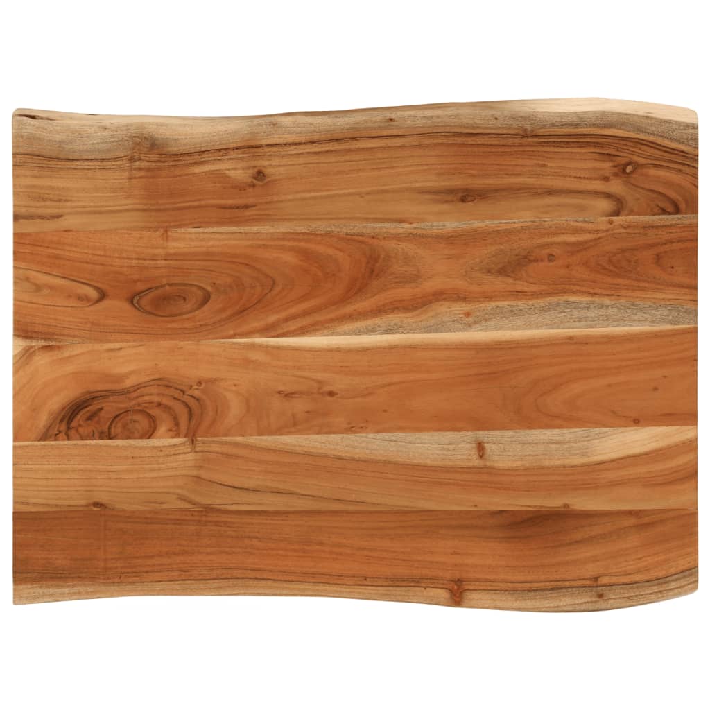 Tablero de mesa rectangular acacia borde vivo 40x40x2,5 cm