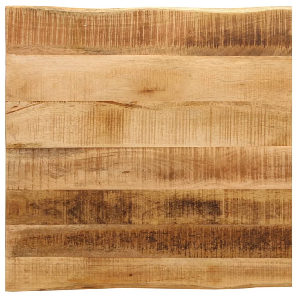 Tablero de mesa borde natural madera maciza mango 100x20x2,5 cm