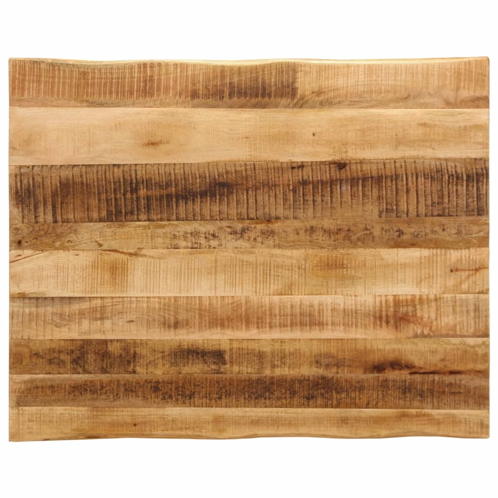 Tablero de mesa borde natural madera maciza mango 100x20x2,5 cm