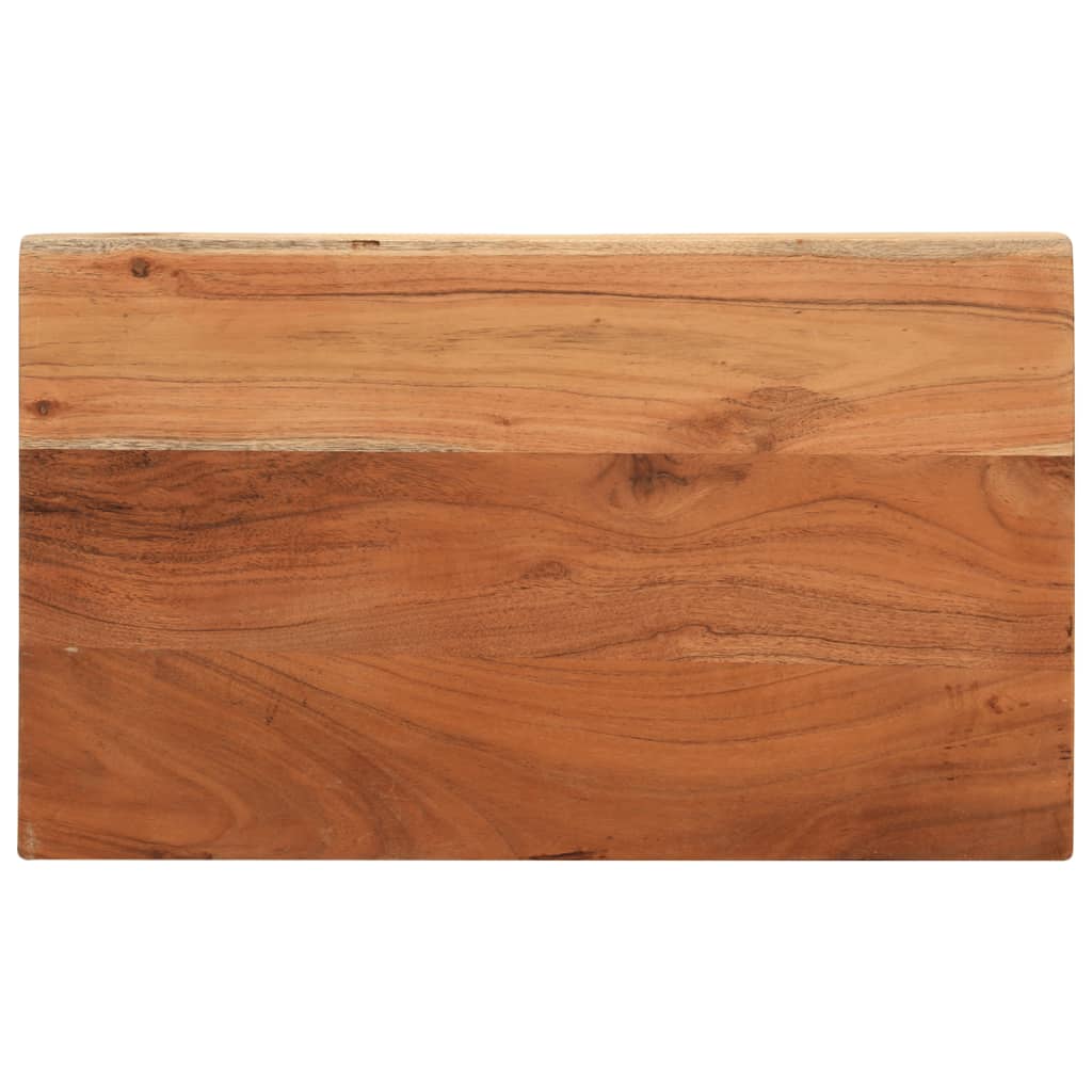 Tablero de mesa rectangular acacia borde vivo 40x40x2,5 cm