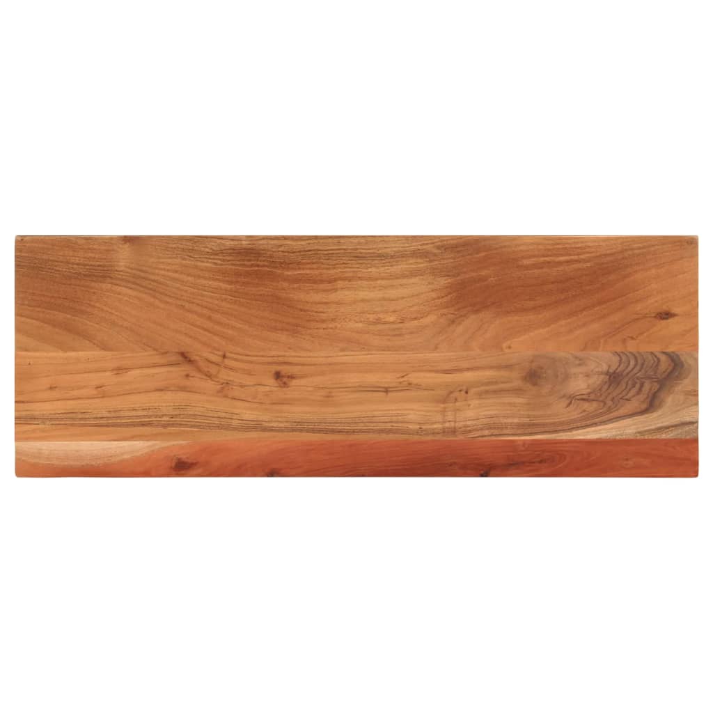 Tablero de mesa rectangular acacia borde vivo 40x40x2,5 cm