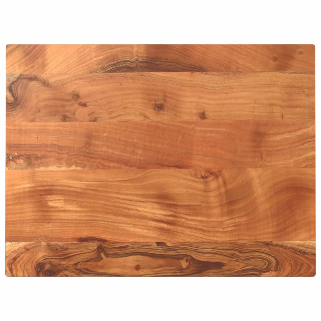Tablero de mesa rectangular acacia borde vivo 40x40x2,5 cm