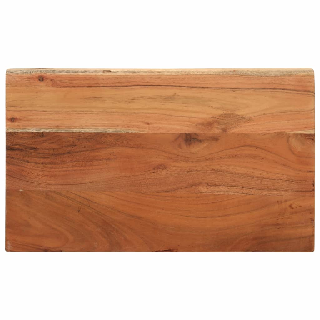 Tablero de mesa rectangular acacia borde vivo 40x40x2,5 cm