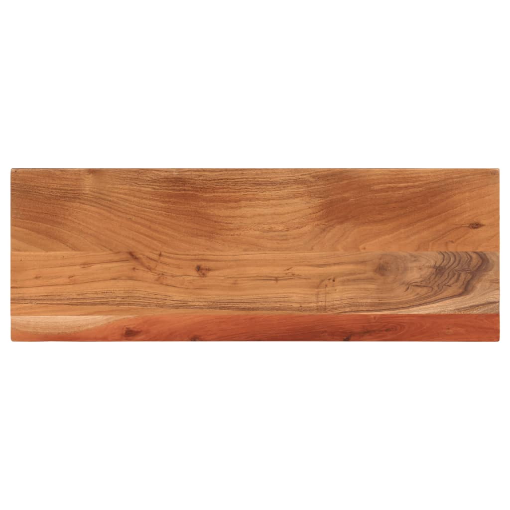 Tablero de mesa rectangular acacia borde vivo 40x40x2,5 cm