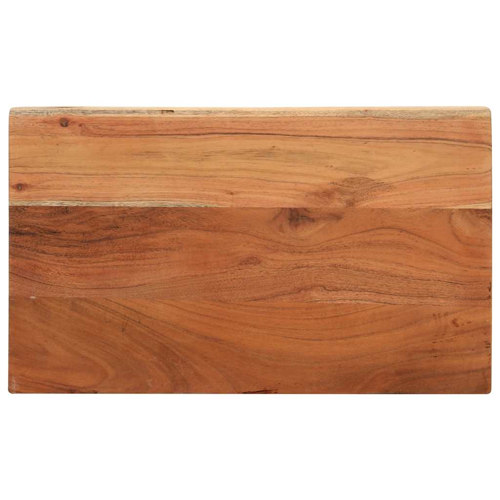 Tablero de mesa rectangular acacia borde vivo 40x40x2,5 cm