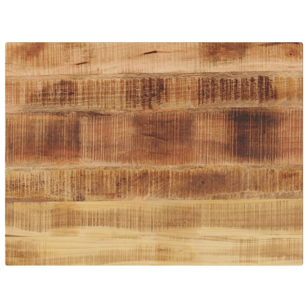 Tablero de mesa borde natural madera maciza mango 100x20x2,5 cm