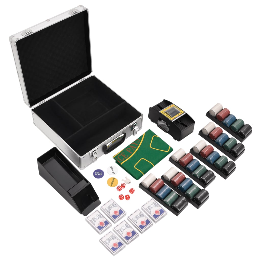 Juego de fichas de póker 200 piezas 4 g