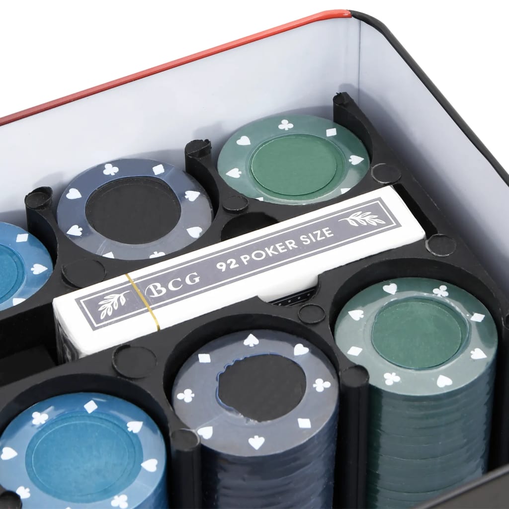 Juego de fichas de póker 200 piezas 4 g
