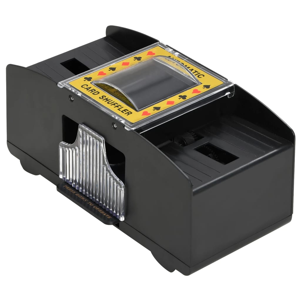 Barajador de cartas automático negro 2 barajas