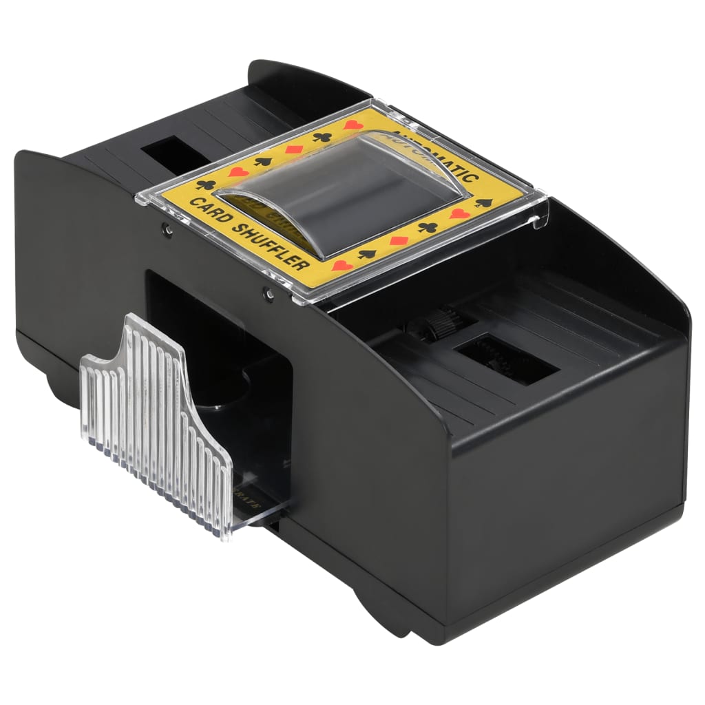 Barajador de cartas automático negro 2 barajas