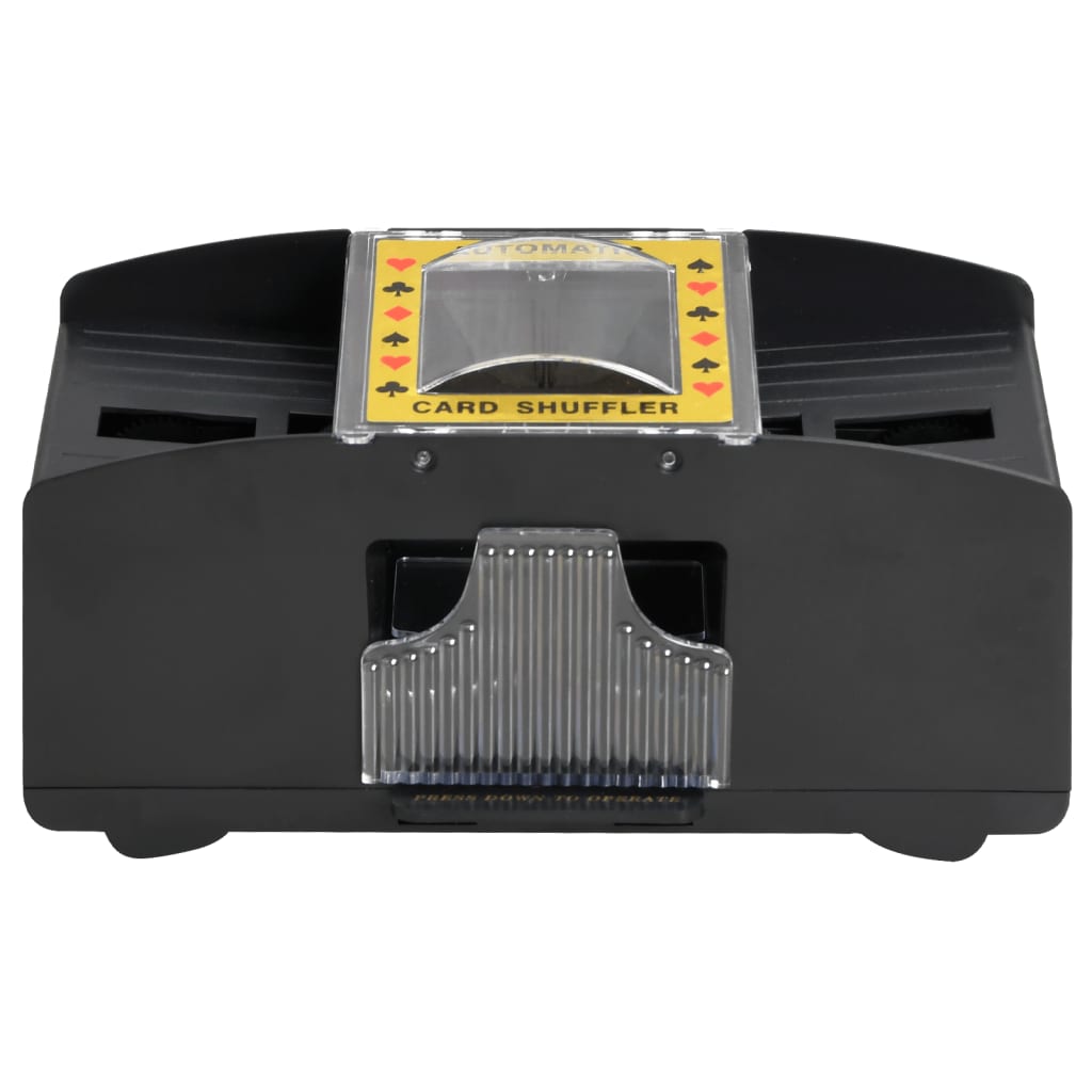 Barajador de cartas automático negro 2 barajas