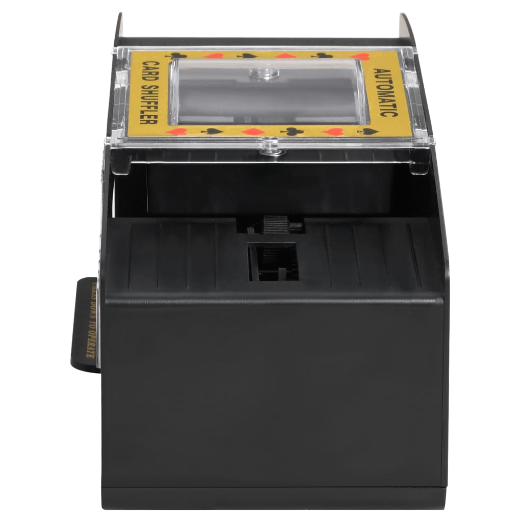 Barajador de cartas automático negro 2 barajas