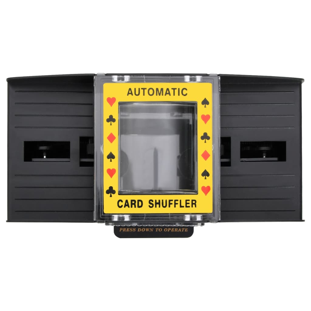 Barajador de cartas automático negro 2 barajas